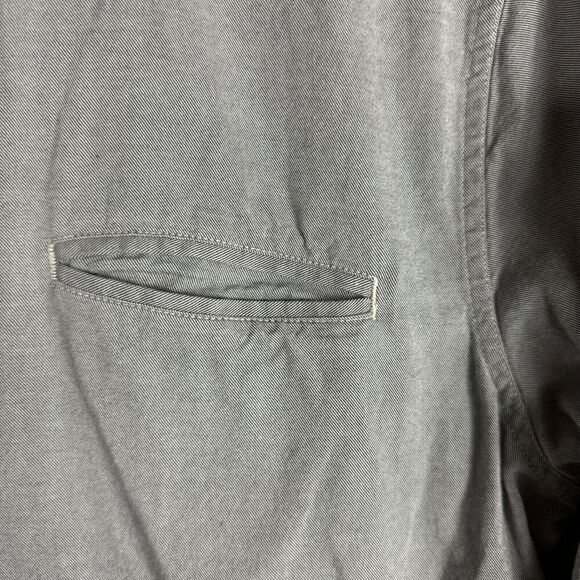 Adriano Goldschmied Shirt Mens Size XL Gray Slim Fit Long Sleeve Flannel Casual - Picture 3 of 10